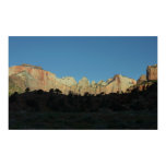 Morning Red Rocks at Zion National Park Print