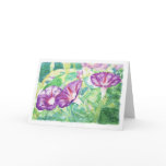 Morning Refreshment watercolor art greeting card