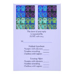 Morning Service & Evening Affair 'Reply' Card invitations