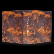 Morning Sky Personalized Photo School Binder by SmilinEyesTreasures Morning Sky Personalized Photo School Binder