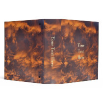 Morning Sky Personalized Photo School Binder