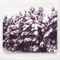 Morning Snowscape, Conifer, CO Mouse Pads