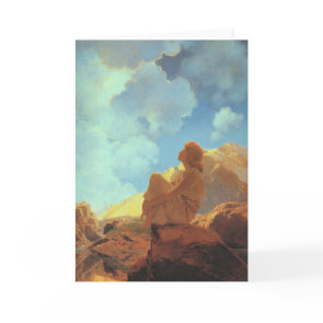 Morning (Spring), Maxfield Parrish card