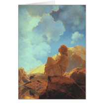 Morning (Spring), Maxfield Parrish Fine Art Greeting Cards