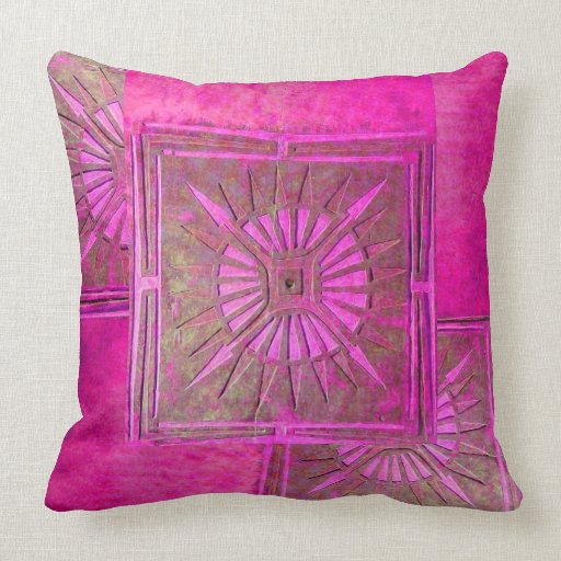 MORNING STAR Pink ,Fuchsia Pillows