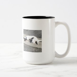 Morning Stretch Cat Coffee Mug