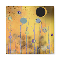 Morning Sun - Abstract Fridge Magnets