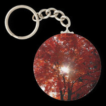 Morning Sun in Tree keychains