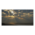 Morning Sun on Ocean Photo Card
