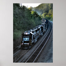 Morning Train Poster