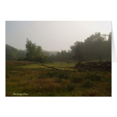 Mornings Peace Card by RStaal