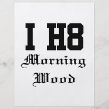 morningwood personalized flyer