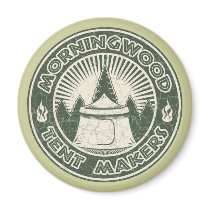 Morningwood Tent Makers Refrigerator Magnet