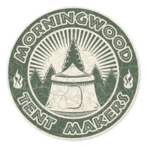Morningwood Tent Makers Round Stickers