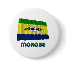 Morobe Province Waving Flag buttons by Vexillophile Morobe Province Waving Flag buttons