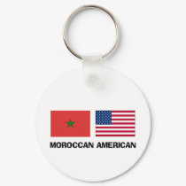 Moroccan American keychains by flagshirt Moroccan American keychains