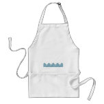 Moroccan Blue Triangle Tile Aprons