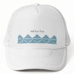 Moroccan Blue Triangle Tile Hats