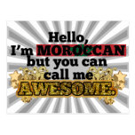 Moroccan, but call me Awesome Post Cards