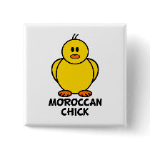 Moroccan Chick buttons by chicktshirts8 Moroccan Chick buttons