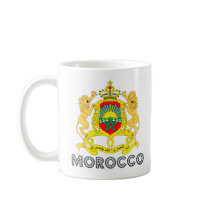 Moroccan Emblem mugs by FlagStore Moroccan Emblem mugs