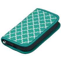 Moroccan emerald green tile pattern folio planner planners