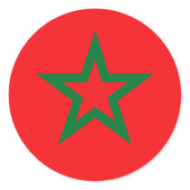 Moroccan Flag T-shirts and Gifts stickers