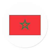 Moroccan Flag T-shirts and Gifts stickers by flagshirts Moroccan Flag T-shirts and Gifts stickers