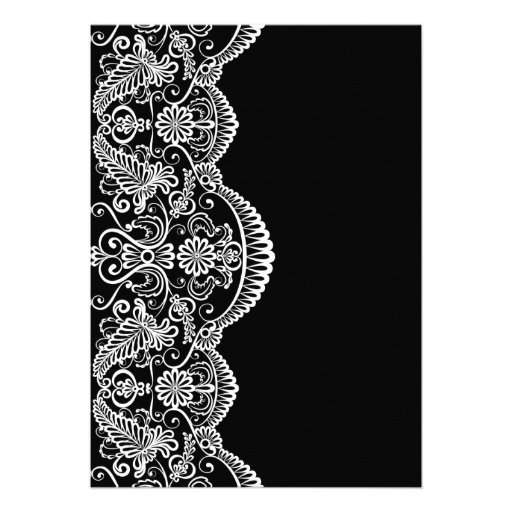 Moroccan Lace Pattern Sweet Sixteen Invitation