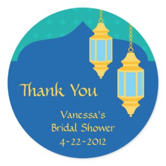 Moroccan Lantern Sticker sticker