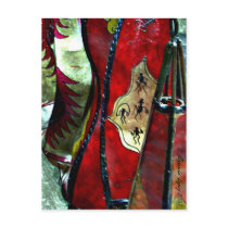 Moroccan Leather Lamps postcards