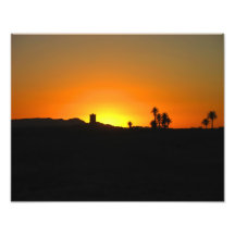Moroccan Sunset Satin Print Photo Art