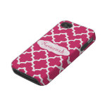 Moroccan Tile Any Color Personalized iPhone Iphone 4 Tough Case