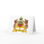 Morocco Coat of Arms Greeting Card
