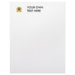 Morocco Coat of Arms Custom Letterhead