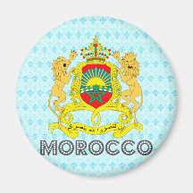 Morocco Coat of Arms Magnet