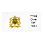 Morocco Coat of Arms Personalized Photo Card