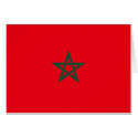 Morocco Flag cards