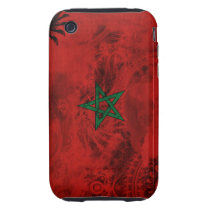 Morocco Flag Iphone 3 Tough Cases
