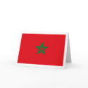 Morocco Flag Greeting Card