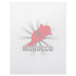 Morocco Flag Map 2.0 Personalized Letterhead