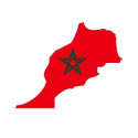 Morocco flag map t-shirts