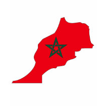 Morocco flag map t-shirts by FlagStore Morocco flag map t-shirts
