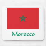 Morocco Flag mousepads