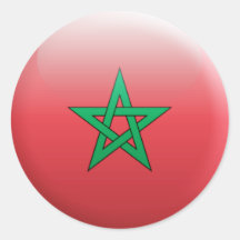 Morocco Flag Sticker