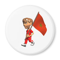 Morocco Magnet by worldtees Morocco Magnet