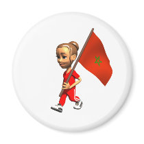 Morocco Magnet by worldtees Morocco Magnet
