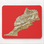 Morocco Map Mousepad