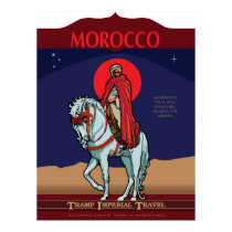 Morocco Travel Poster posters by TrampImperialTravel Morocco Travel Poster posters