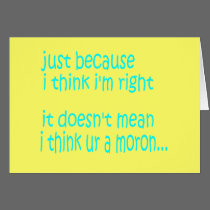 Moron cards